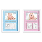 Képkeret 2 lábnyomhoz és 1 fényképhez 32 21 cm. Interbaby