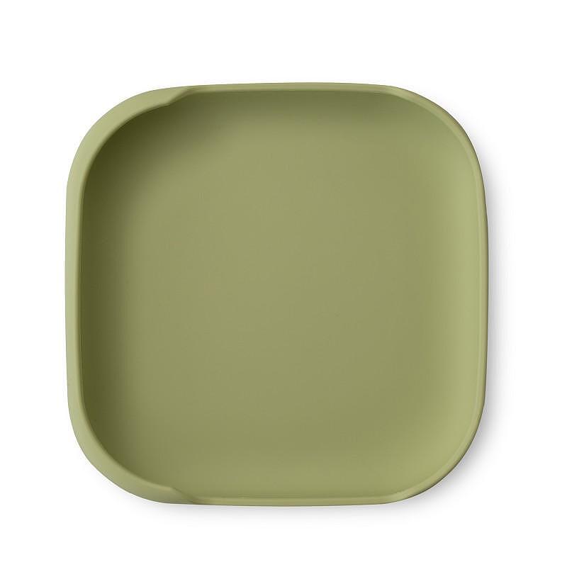 Силиконова Чиния Плато С Вакуум Blue Grey 005 74 Interbaby