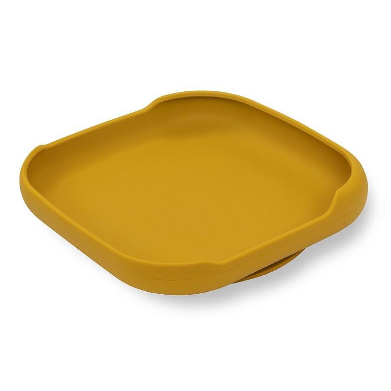 Силиконова Чиния Плато С Вакуум Earth Ocher 005 75 Interbaby