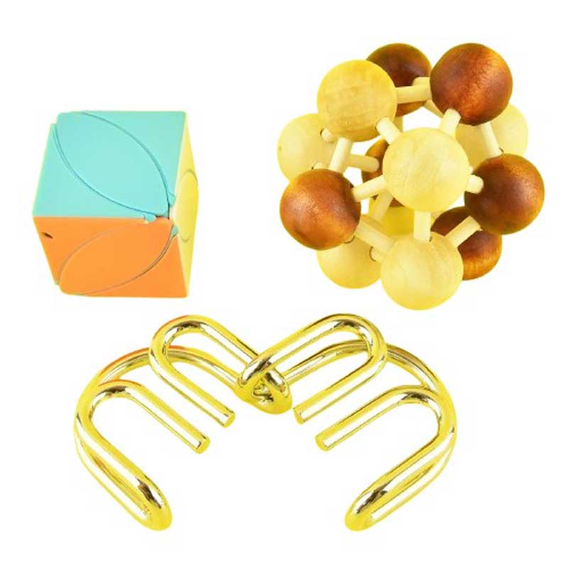 Iq Детски Пъзел От Серията &Quot;Менса&Quot;, 3 В 1