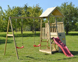 Детска Площадка J10 С Пързалка 175см И Люлки Wendi Toys