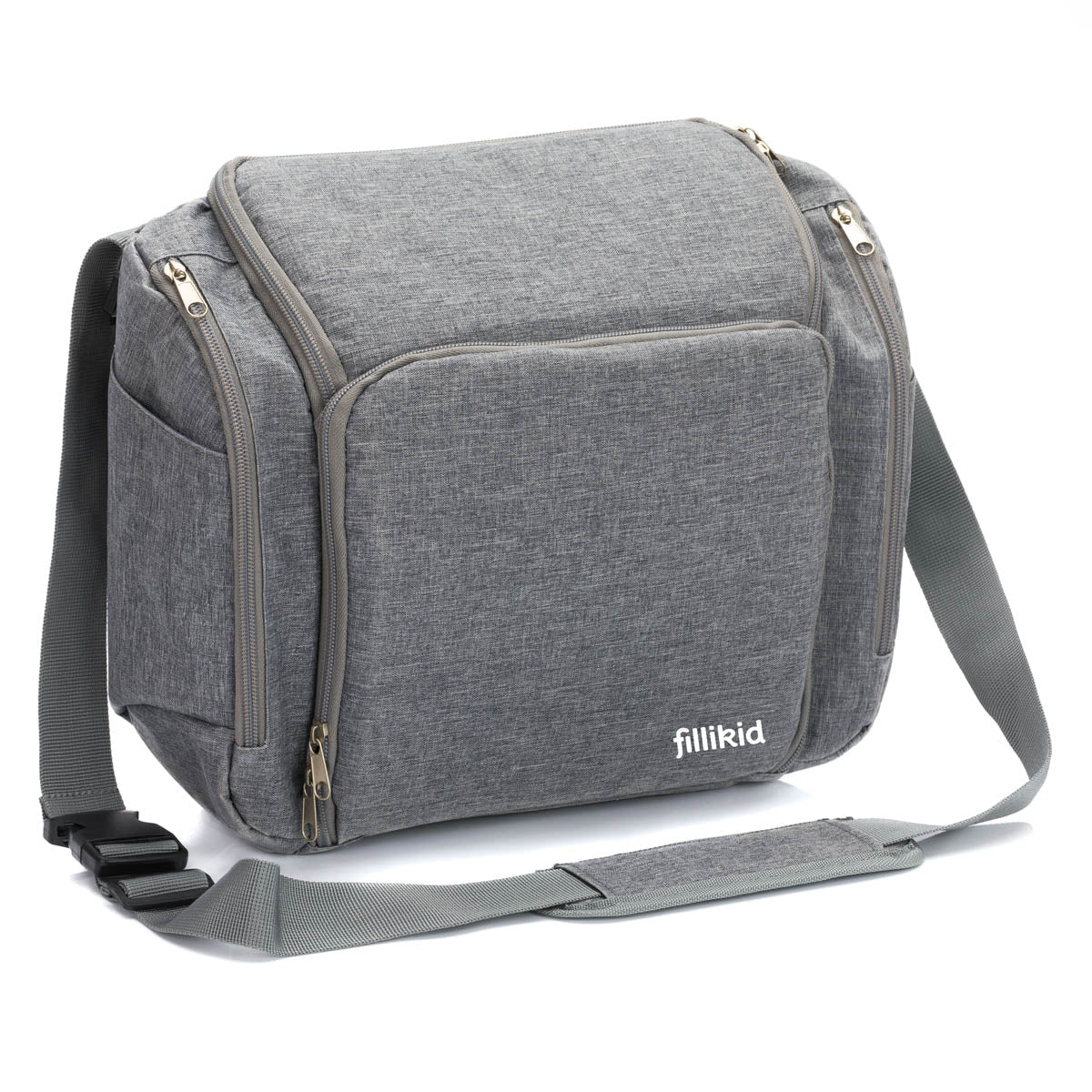 Fillikid Чанта За Количка И Столче За Хранене За Път 2 В 1 - Grey Melange