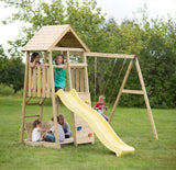 Детска Площадка J9 С Пързалка 220см И Люлки Wendi Toys