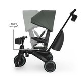 Jazz 3 Сгъваема Триколка Зелена Kinderkraft