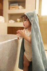 Бебешка Хавлия 75х75 См Сape Terry Miffy Jacquard Sea Green Jollein