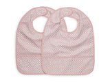 Бебешки Непромокаем Лигавник 2 Бр. Snake Pale Pink Jollein
