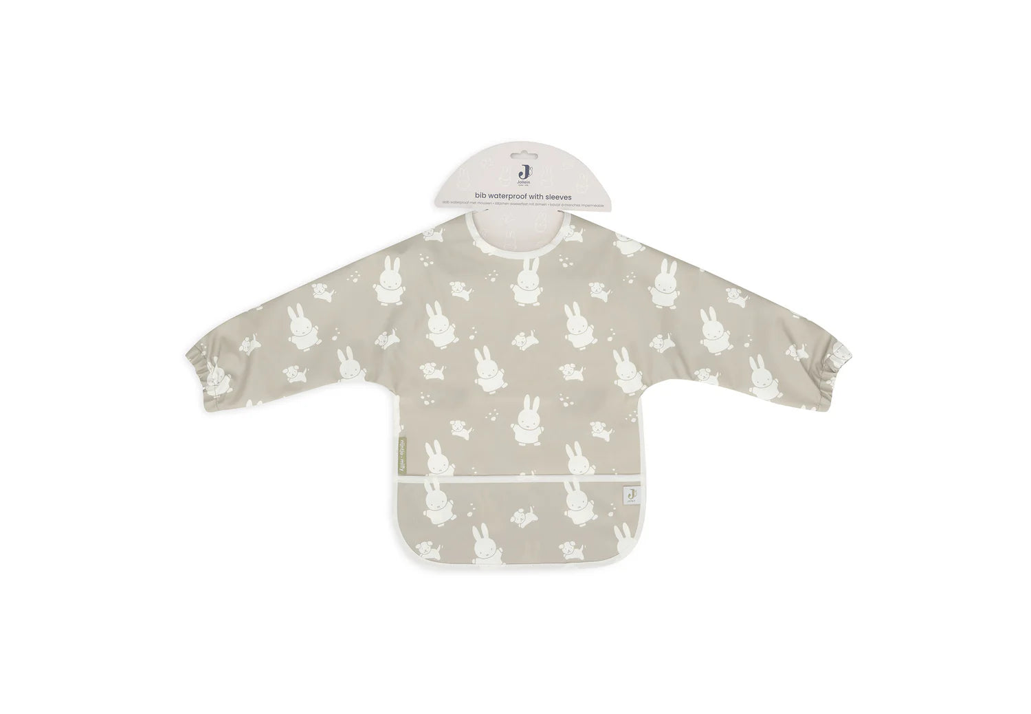 Бебешки Непромокаем Лигавник С Ръкави Miffy & Snuffy Olive Green Jollein