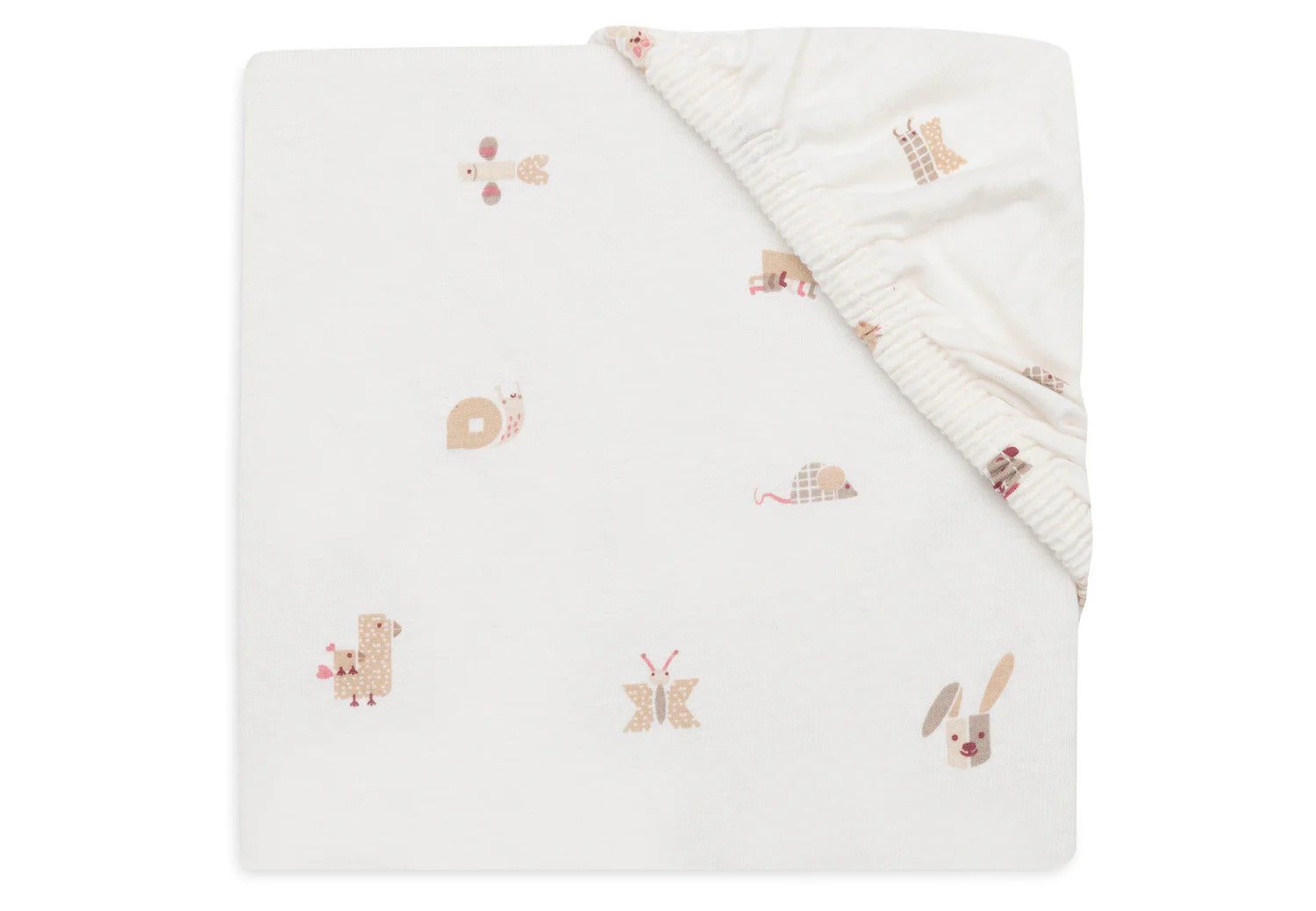 Детски Чаршаф 40 50 Х 80 90 См Jersey Animal Friends Jollein