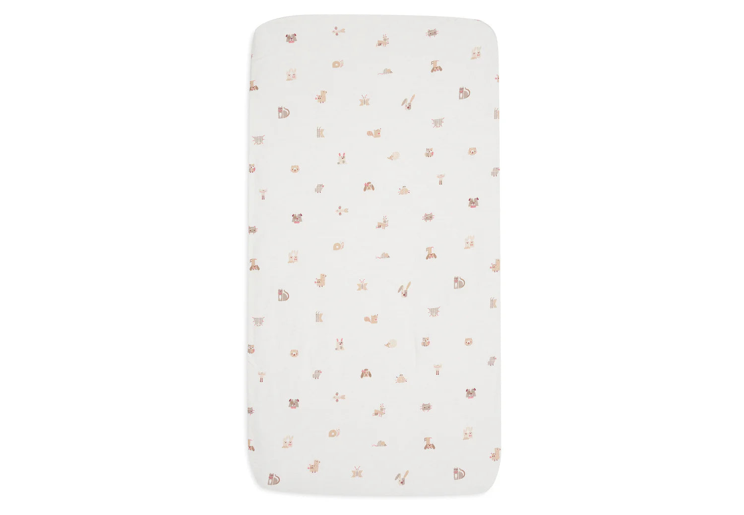 Детски Чаршаф 40 50 Х 80 90 См Jersey Animal Friends Jollein