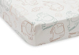 Детски Чаршаф С Ластик 40 50 Х 80 90 См Jersey Elephant Tales Jollein