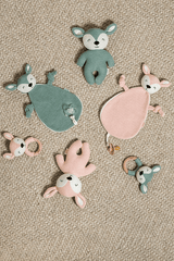Кърпа Утешител За Залъгалка И Гушкане Deer Ash Green Jollein