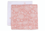 Комплект Муселинови Кърпи 31 31 См. 2 Бр. Paisley & Halo Rosewood Jollein