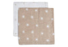 Комплект Муселинови Кърпи 31 X 31 См. 2 Бр. Pointelle Sun Biscuit Jollein