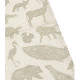 Комплект Муселинови Кърпи 31 X 31 См. 3 Бр. Animals Olive Green Jollein