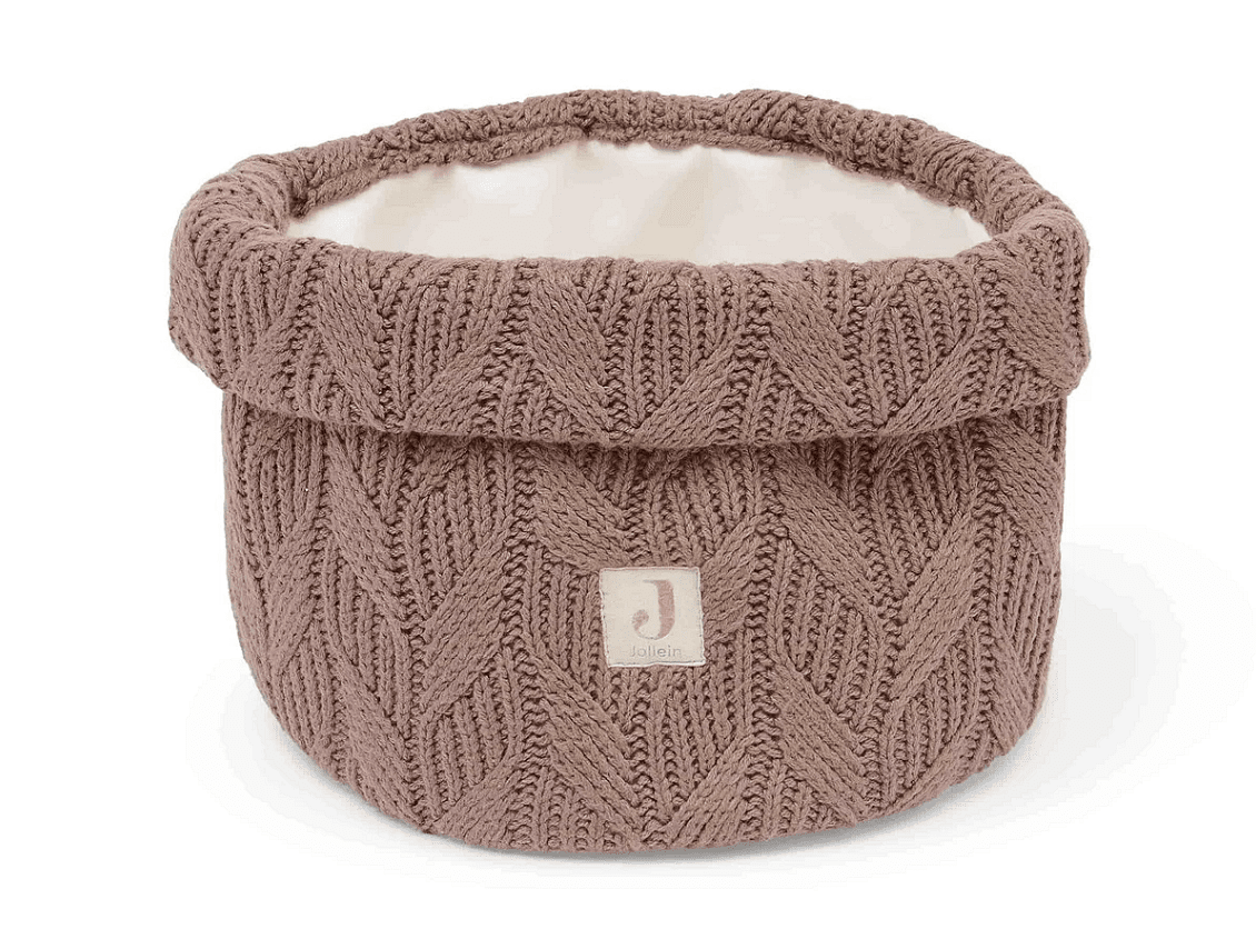 Jollein Spring Knit Chestnut Tárolókosár Kiegészítők Számára