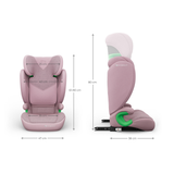 Junior Fix 2 Plus Столче За Кола Pink Kinderkraft