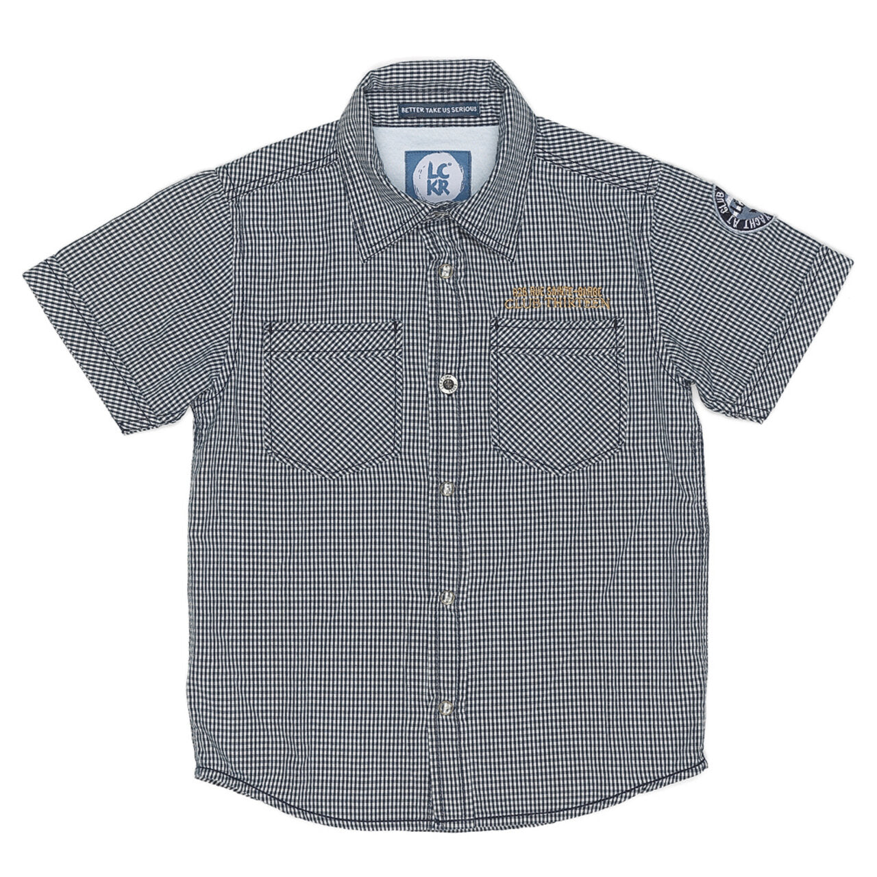 Карирана Детска Риза С Къси Ръкави Babyface, 176 См. 16 Г. Lckr