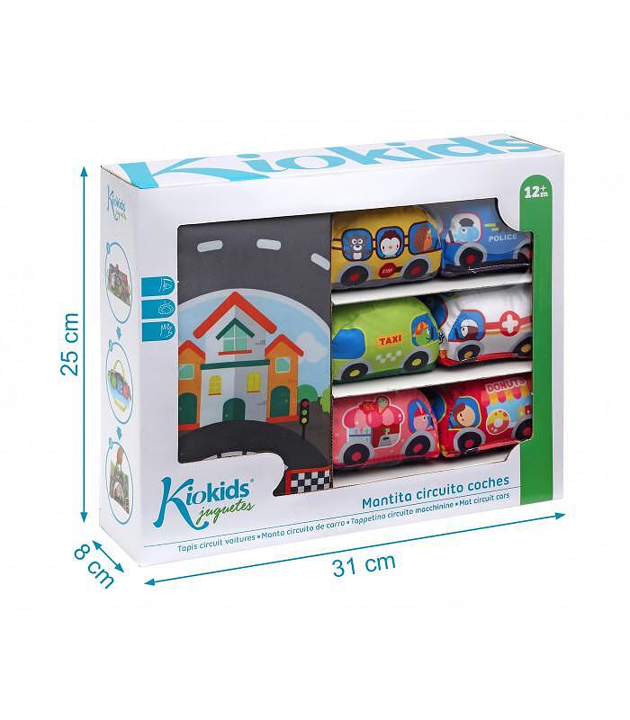 Детско Килимче За Игра С Колички 32х26х8см 3215 Kiokids