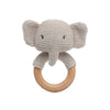 Бебешка Гризалка Дрънкалка Слон 13 См Rattle Cotton Grey 3884 5 Kiokids