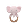 Бебешка Гризалка Дрънкалка Слон 13 См Rattle Cotton Pink 3428 1 Kiokids