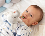 Бебешка Гризалка Дрънкалка Слонче Сиво 04034 3 Kiokids