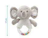 Бебешка Гризалка Дрънкалка Слонче Сиво 04034 3 Kiokids