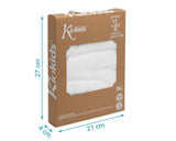 Бебешка Хавлия 100x100 См. Bamboo White 04327 6 Kiokids
