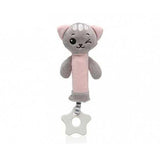 Бебешка Плюшена Дрънкалка Cats 25 См Rattle Pink 4301 6 Kiokids