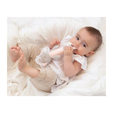 Бебешка Плюшена Играчка Коте 25 См Rattle Pink 3392 5 Kiokids