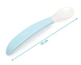 Бебешка Силиконова Лъжичка Blue 03582 0 Kiokids