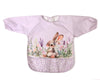 Бебешки Лигавник Непромокаема Мантичка С Ръкави Зайче Lavender Kiokids