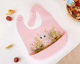 Бебешки Силиконов Лигавник С Джоб Котенце Розов 06652 7 Kiokids
