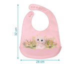 Бебешки Силиконов Лигавник С Джоб Котенце Розов 06652 7 Kiokids