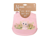 Бебешки Силиконов Лигавник С Джоб Котенце Розов 06652 7 Kiokids