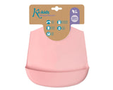 Бебешки Силиконов Лигавник С Джоб Розов 05442 5 Kiokids