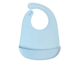 Бебешки Силиконов Лигавник С Джоб Син 05443 2 Kiokids