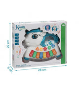 Бебешко Пиано Еднорог Бял 3066 Kiokids