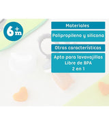 Биберон За Плодове С Гризалка Сив 3369 Kiokids