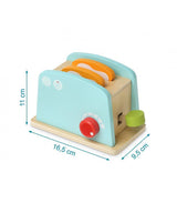 Дървен Детски Тостер 16.5х9х15.2 См 3169 Kiokids