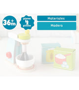 Дървен Детски Миксер 17х17х10 См 3168 Kiokids