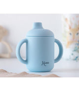 Kiokids 120 ml-es szilikon pohár, kék, 03544