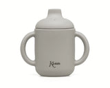 Детска Силиконова Чаша С Дръжки 120 Мл Grey 03786 2 Kiokids