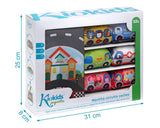 Детско Килимче За Игра Писта С Колички 6 Бр. 03215 7 Kiokids