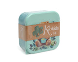 Комплект 4 Бр. Кутии За Храна Мече Sage Green 04187 6 Kiokids