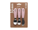 Комплект Бебешки Прибори За Хранене Pink 05715 0 Kiokids