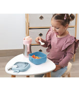 Кутия За Храна 750 Мл. С Лъжица Синя 3536 Kiokids