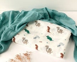 Муселинови Пелени 120х120 См Bamboo 2 Бр. Green 03973 6 Kiokids
