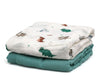 Муселинови Пелени 120х120 См Bamboo 2 Бр. Green 03973 6 Kiokids