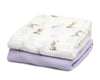 Муселинови Пелени 120х120 См Bamboo 2 Бр. Lavender 05296 4 Kiokids
