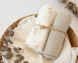 Муселинови Пелени 120х120 См Bamboo 2 Бр. Патета 03769 5 Kiokids